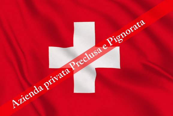 bandiera svizzera pignorata